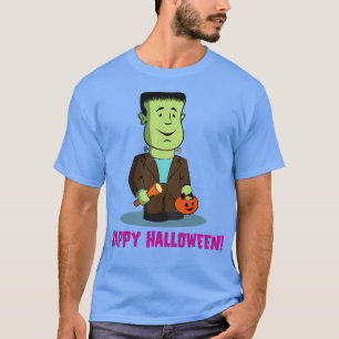 T-shirt Cute Kids The Boo Crew toon Monsters Trick ou Trea