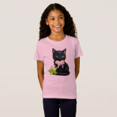 T-Shirt Cute Kitten et Ladybugs (Devant entier)