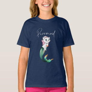 T-shirt Cute Kitten Purrmaid - Fun Mermaid Design de chat