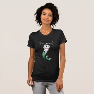 T-shirt Cute Kitten Purrmaid - Fun Mermaid Design de chat