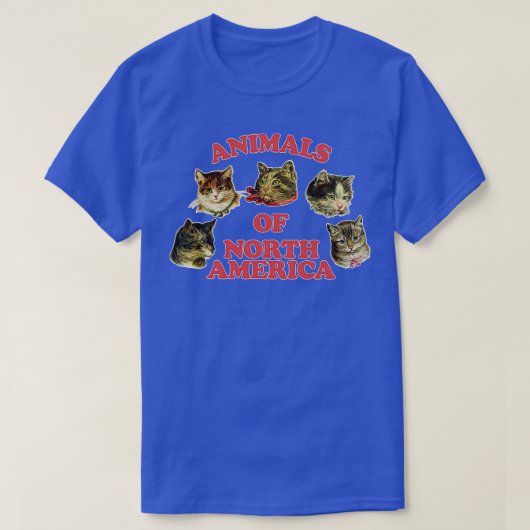 T-shirt Cute Kitties 80s Style Thrift Design (Design devant)