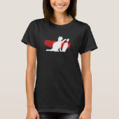 T-shirt Cute Kitty Bowler - Épingle De Bowling Frappée Par (Devant)