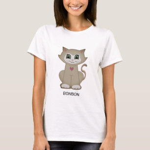 T-shirt Cute Kitty Cat personnalisé