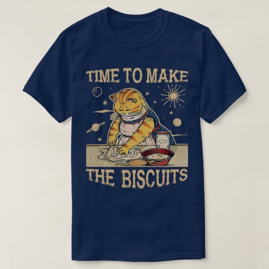 T-shirt Cute Kitty Temps Pour Faire Des Biscuits Amoureux  (Design devant)