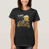 T-shirt Cute Kitty Temps Pour Rendre Les Biscuits Cat Univ (Devant)