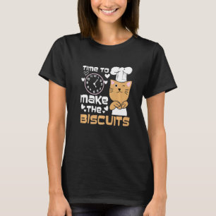 T-shirt Cute Kitty Temps Pour Rendre Les Biscuits Cat Univ
