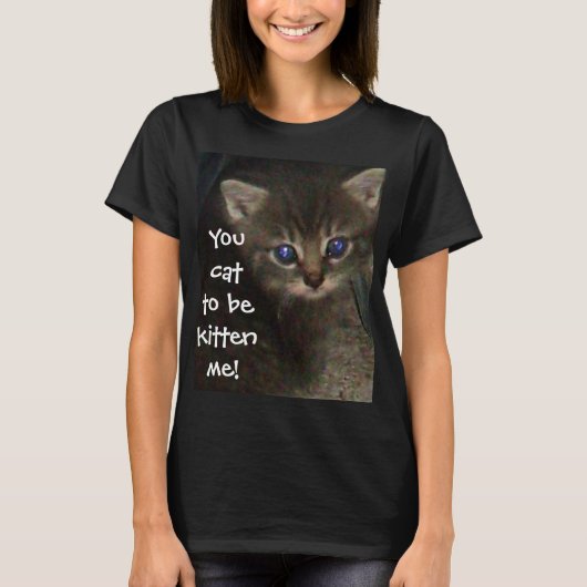 T-shirt CUTE KITTY top fille (Devant)
