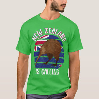T-shirt Cute Kiwi Bird New Zealandravel amis