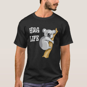 T-shirt Cute Koala Bear Hug Funny Citation Cool Image Koal