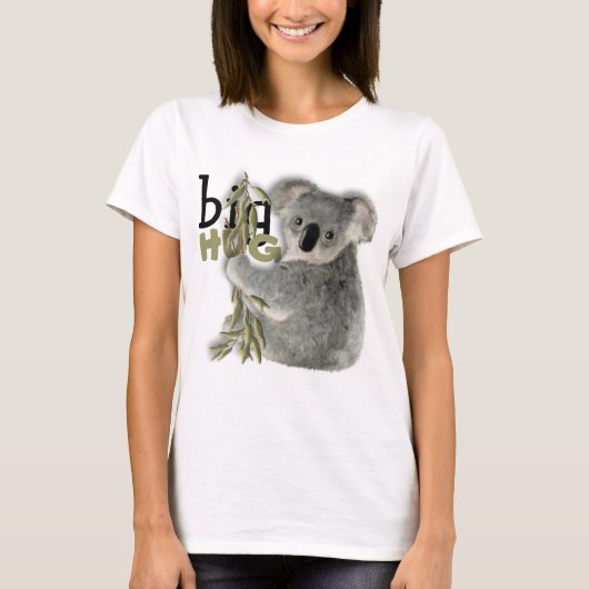 T-shirt Cute Koala Big Hug (Devant)