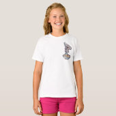 T-shirt Cute Koala Hugging Giant Spoon in Oatmeal Bowl (Devant entier)