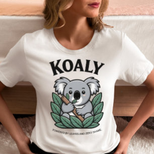 T-shirt Cute Koala "Koaly" - Graphique animal amusant