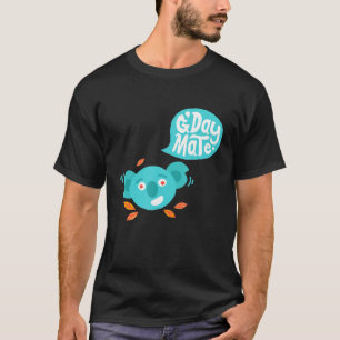 T-shirt Cute Koala Oear Gday Mate Tee Pour Australia Holid