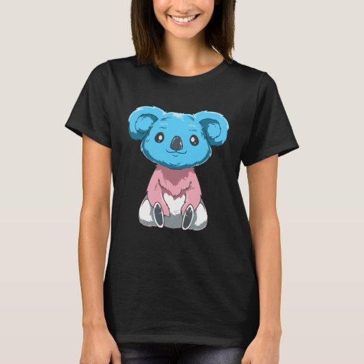 T-shirt Cute Koala Transgender (Devant)