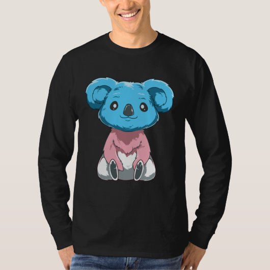 T-shirt Cute Koala Transgender (Devant)