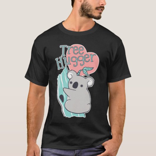 T-shirt Cute Koala Tree Hugger Bear (Devant)