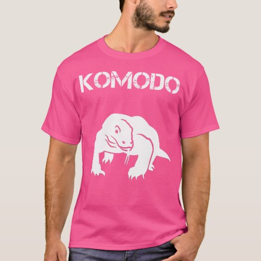 T-shirt Cute Komodo Dragon (Devant)