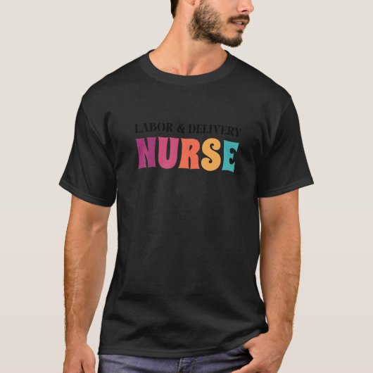 T-shirt Cute Laborantin & Delivery Nurse Nursing School (Devant)
