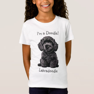 T-Shirt Cute Labradoodle Puppy - Je suis un Doodle! Les en