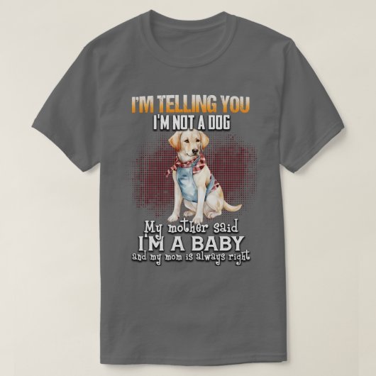 T-shirt Cute labrador (Design devant)