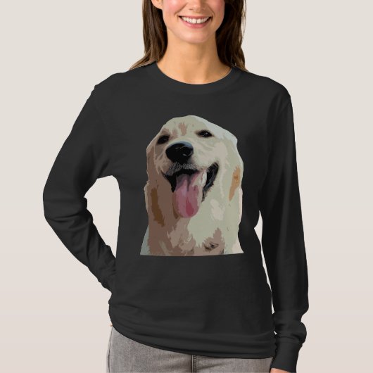 T-shirt Cute Labrador 193 (Devant)