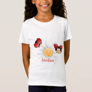 T-Shirt Cute Lady Bug Motif Custom Kids Mug