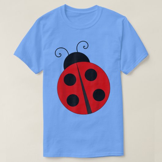 T-shirt Cute Ladybug (Design devant)