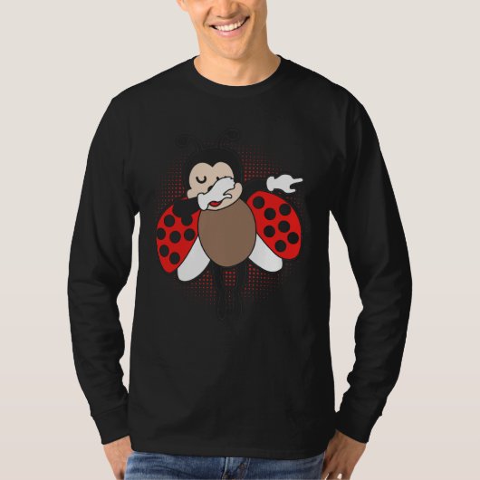 T-shirt Cute Ladybug Dabbing (Devant)