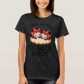 T-shirt Cute Ladybugs This Is Our Cuddle Couple  (Devant)
