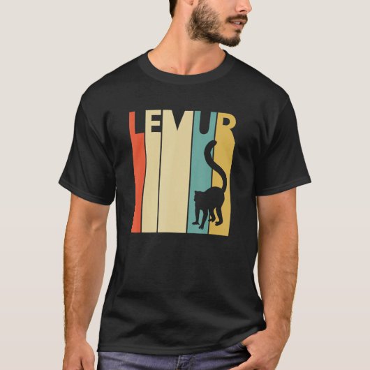 T-shirt Cute Lemur Animal (Devant)