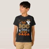 T-shirt Cute Leopard Fab Boo Lous Gaga Soky Halloween Cost (Devant entier)