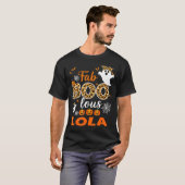 T-shirt Cute Leopard Fab Boo Lous Lola Soky Halloween Cost (Devant entier)
