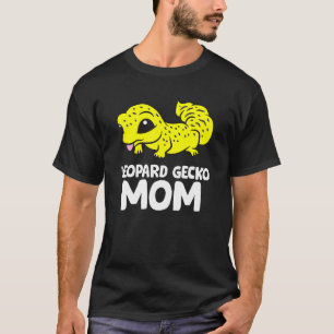 T-shirt Cute Leopard Gecko Maman Reptile Gecko Animal Leop