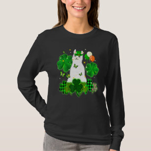 T-shirt Cute Leprechaun Llama Leopard Plaid Shamrock
