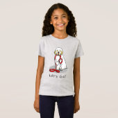 T-Shirt Cute Let's Go! Walk Clumber Spaniel Dog (lemon 1) (Devant entier)