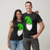 T-shirt Cute Light Green Hat Christmas Gnome (Unisexe)