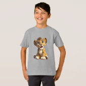 T-shirt Cute Lion Cub (Devant entier)