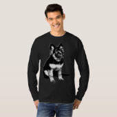 T-shirt Cute Little German Shepherd Puppy Dog (Devant entier)