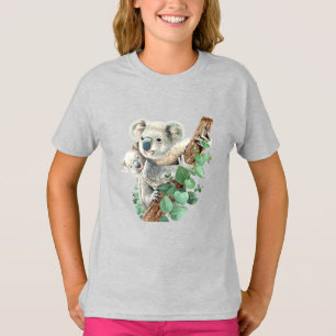 T-shirt Cute Little Koala Oear Australian Animal Art T-Shi