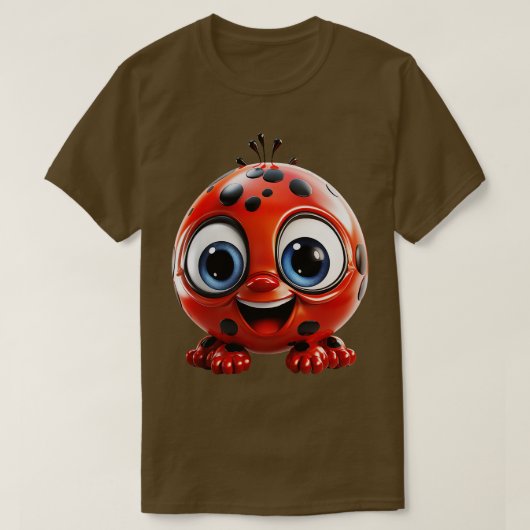 T-shirt Cute Little Ladybug (Design devant)
