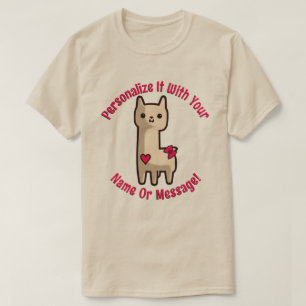 T-shirt Cute Little Llama