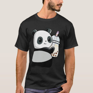 T-shirt Cute Little Panda aime Boba 1