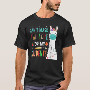 T-shirt Cute Llama ne peut pas masquer l'amour pour mes ét