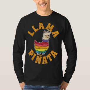 T-shirt Cute Llama Pinata Animal Pour Hommes Femmes 3
