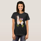 T-shirt Cute Llama Sloth Koala Valentines Day Mothers Day (Devant entier)