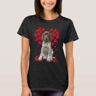 T-shirt Cute Lote Allemand Pointer Dog Valentine