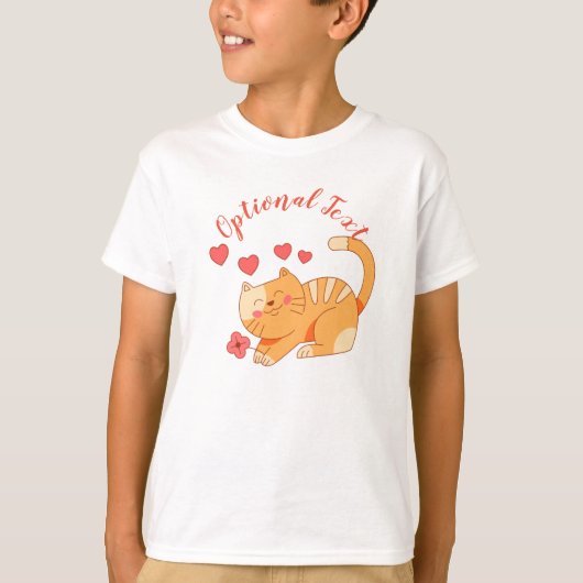 T-shirt Cute Lote Orange Tabby Kitten   (Devant)