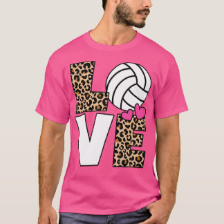 T-shirt Cute Lote Volleyball Volleyball Lover