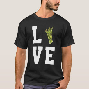 T-shirt Cute Love Asparagus Costume Vegetable