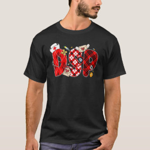 T-shirt Cute Love Heart Stethoscope DSP Nurse Life Valenti